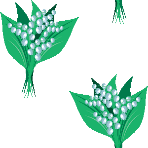 Lily-of-the-Valley clip art