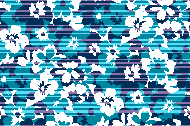 Hawaiian flower patterns clip art
