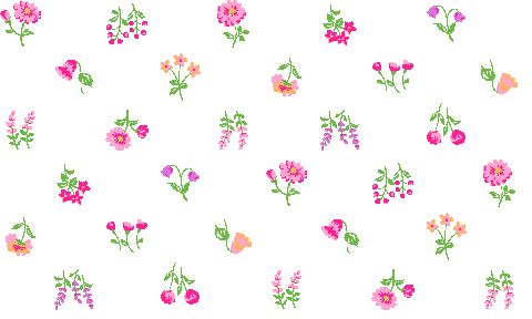 03-小花柄の壁紙
