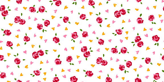 Roses et coeurs fond d’écran