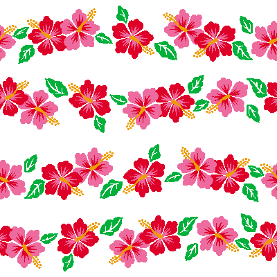 Hibiscus Stripe clip art