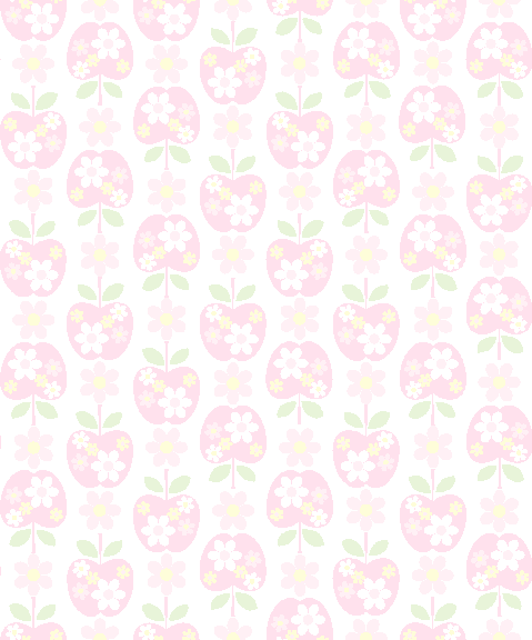 Apple and Flowers background