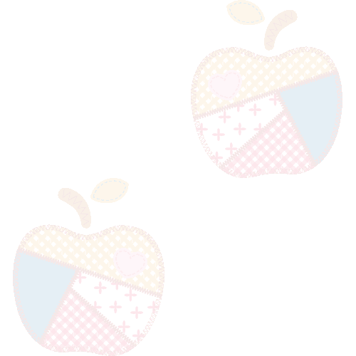 10-リンゴのアップリケの壁紙