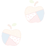 林檎のアップリケの背景画像