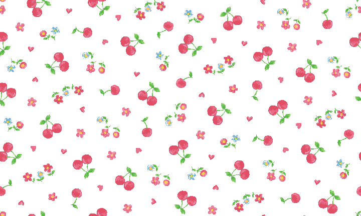 Cherry and flower