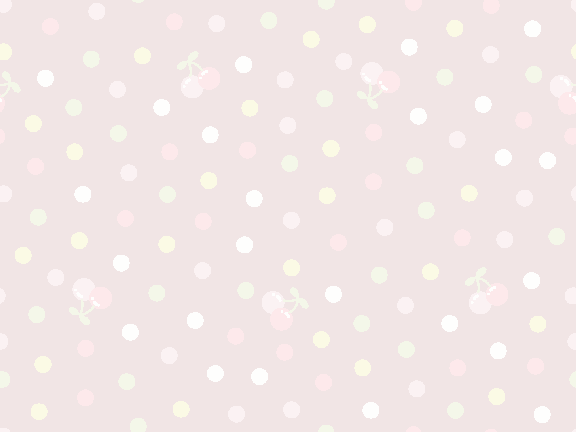 Cherry and polka dots background