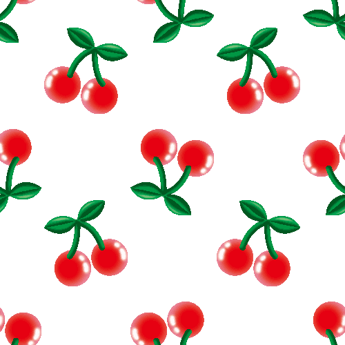 Glossy cherries clip art