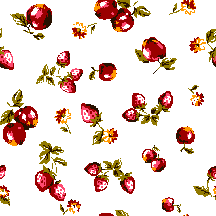 Apples & strawberries wallpaper