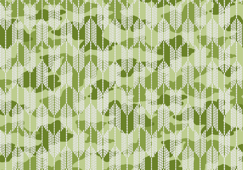Camouflage pattern & arrow picture