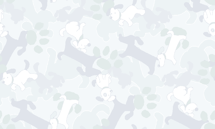 Camouflage pattern with dog