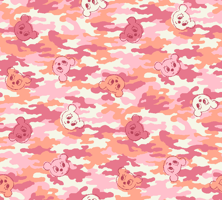 Camouflage patterns with Bears wallpaper