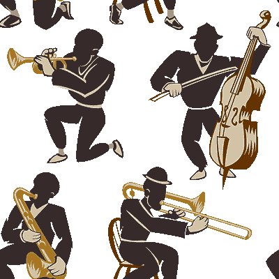 Jazz bands clip art