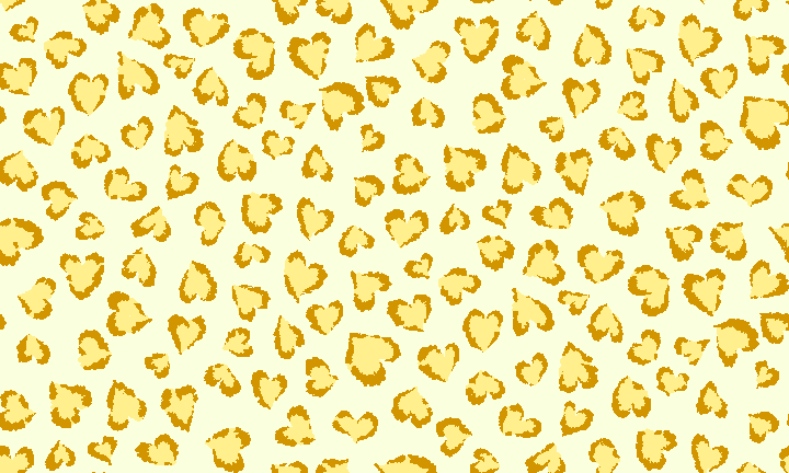 Heart-shaped leopard patterns image