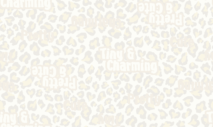 Leopard print with logo