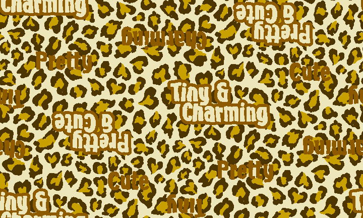 Leopard prints with logos clip art