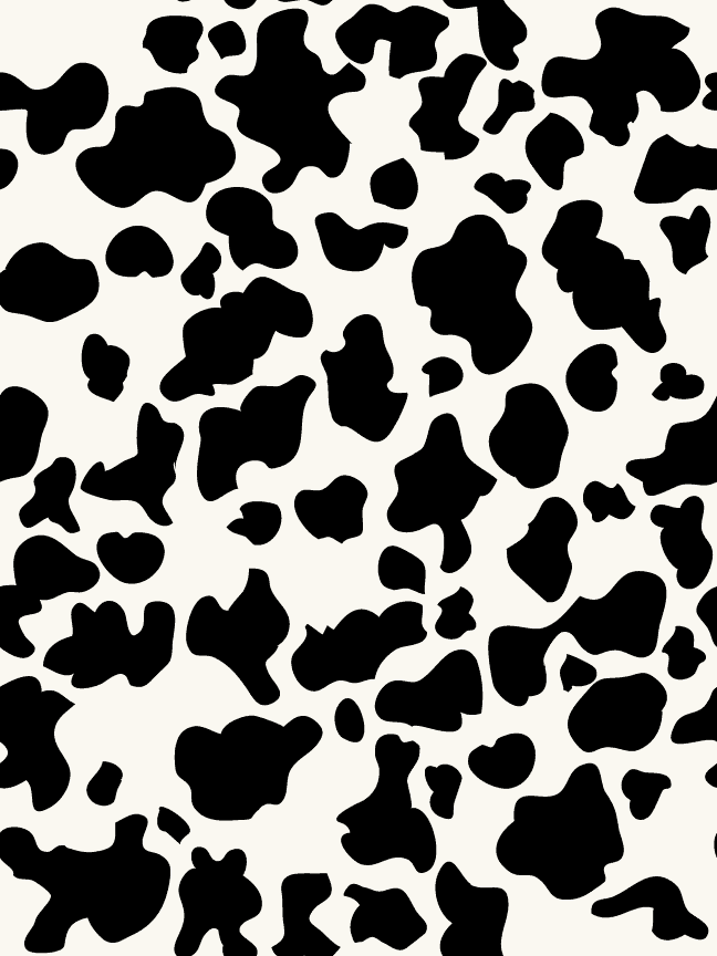 Cow Print, Holstein Print clip art