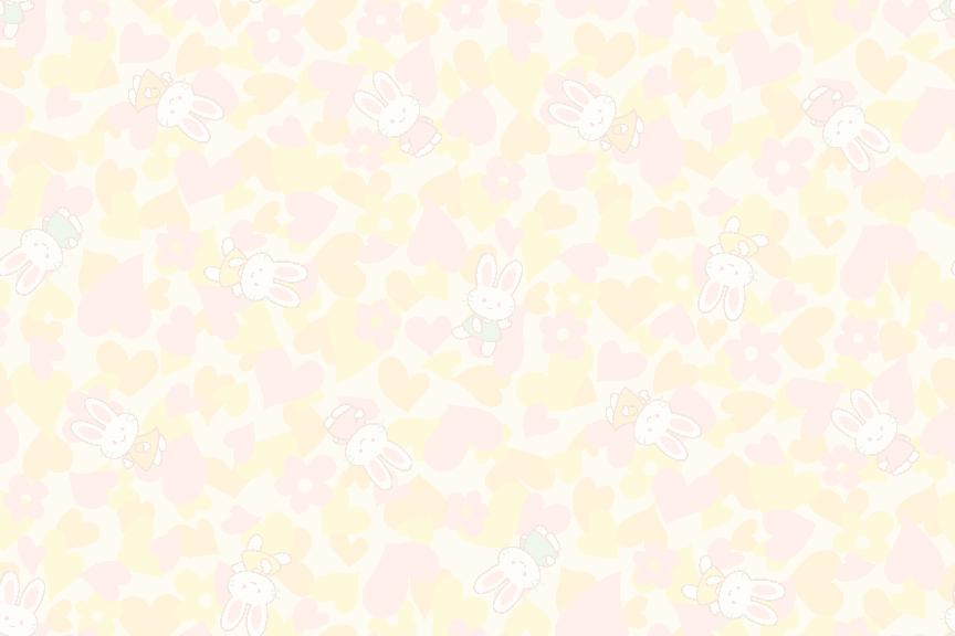 Hearts and Rabbits background