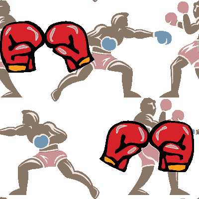 Boxing clip art
