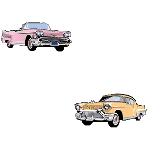 Classic cars clip art
