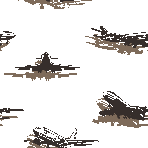 Air liners clip art