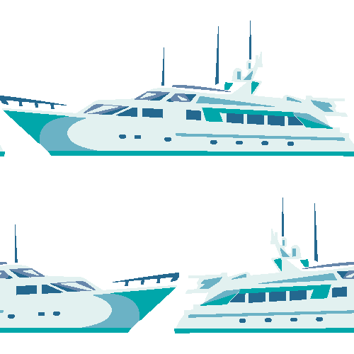 Cruise liners clip art