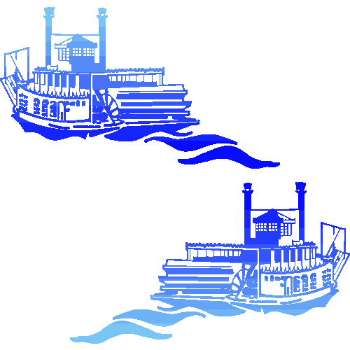 Steam boat clip art