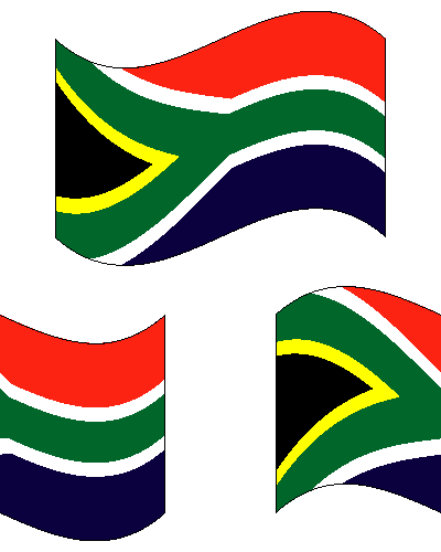 南アフリカ国旗の壁紙