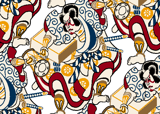 歌舞伎絵の壁紙
